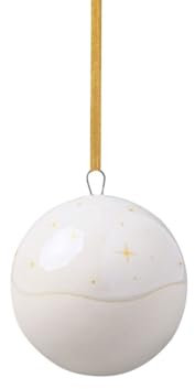 like. by Villeroy & Boch Winter Glow Ornament Kugel, 6x6x6,5 cm