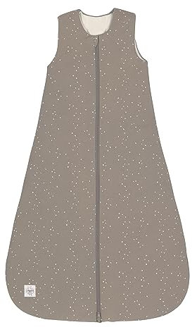 Casual baby året runt sovsäck utan ärmar unisex/sovväska interlock sprinkle taupe, storlek 86/92, 13–24 månader