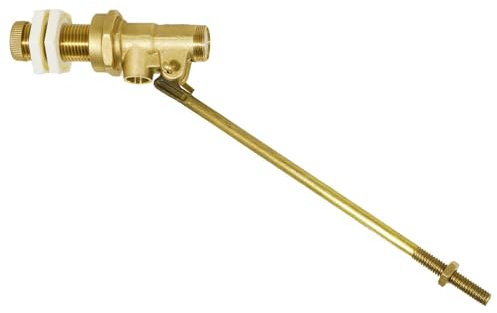SPARES2GO 1/2 Ball Valve Part 1 High Pressure Side Entry Toilet Cistern BS1212/1 Ballcock Float