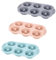 Ziyero Gugelhupf Backform Silikon,3 Stück Gugelhupf Backform Mini, Donuts Backform Silikon Bpa Frei Donut Form Silikon, Mini Muffins Backform für Muffins,Cupcakes,Brownie, Gugelhupfform