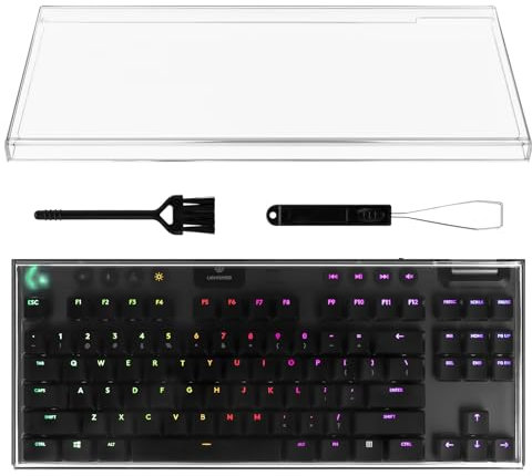 Geekria Tastatur-Staubschutz, klare Acryl-Tastaturabdeckung, kompatibel mit Logitech G915 TKL / G915 X Lightspeed TKL / G715 / G713