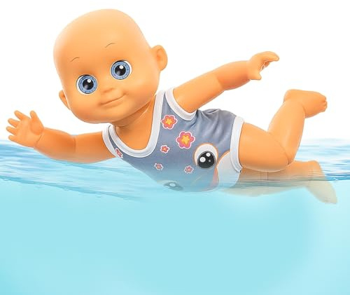 Koolbitz Swimming Pool Baby Doll for Bathtub Realistic Floating Water Doll with Moving Arms and Legs Water Play Toy for Skill Development Toy for Kids 3+ Above (Swim- B)