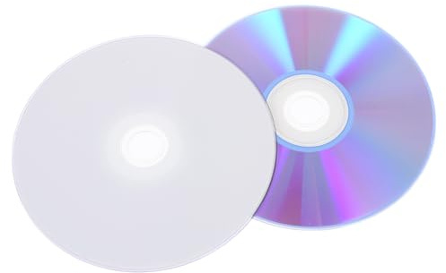 ELAYARD 2 Piezas Discos DVD CD Grabables Unidades Discos Digitales para Grabación de Audio y Teléfono Compatibles con Múltiples Dispositivos para Preservación Segura de Datos