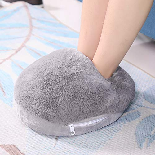 Elettrodomestici Raguso Portatile Moderno USB Scaldapiedi Cuscino Artefatto Riscaldatore Elettrico Piede Caldo Copri Tesoro Piedi Inverno Ufficio Riscaldamento Pantofole Scarpe per Bambini Adulti Dipe