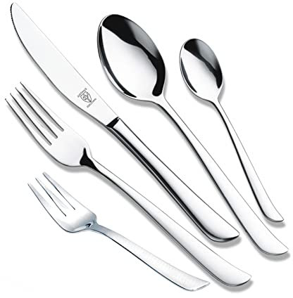 Menübesteck 30 teilig Twist Besteckset Justinus