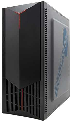 Simpletek – Case Cabinet ATX CASA62 con Alimentatore 500W, USB 3.0, Ideale per PC Gaming e Ufficio