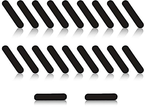 LUTER 20St Bleiband für Tennisschläger, 3g Bleiband Selbstklebend Golf, Pickleball Paddel Bleiband Bleiband Selbstklebend zum Schutz des Paddelkantenschutzes, Erhöhen des Gegengewichts (Schwarz)