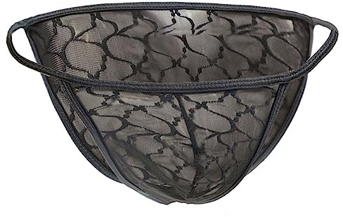 VemeFufu Tanga para Hombre Sexy Ropa Interior Mankini String Thong Bikini Calzoncillos Masculino 1 Pack Color 08-C
