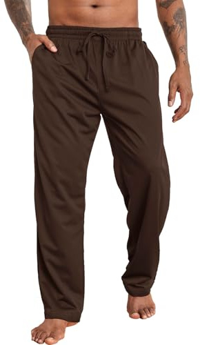 Halfword joggingbyxor män träningsbyxor vardagsbyxor lös passform joggingbana loungebyxor fickor träning gym löpning