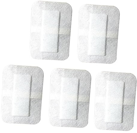 Healeved 10pcs Non-Woven Adhesive Wound Blister Plasters Burns Comfortable Wound Dressing Band for