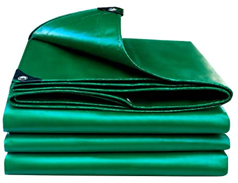 Lona impermeable resistente de 450 g/m², cubierta multiusos para perreras, gallineros, estanques de peces, troncos de heno, techos, remolques, muebles de exterior, sábana de suelo personalizable