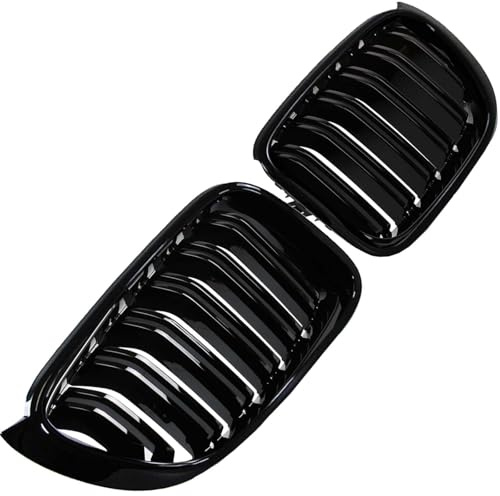 BandelOne enthält Doppelsteg Kühlergrill Sport Nieren Schwarz Glänzend passend für 3er GT F34