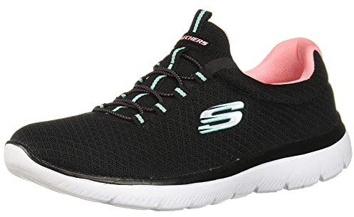 Skechers Summits Top Player Damen Sneaker , Black Pink, 40 EU