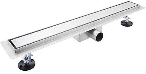 Canalina di scarico per doccia in acciaio inox, 50 cm