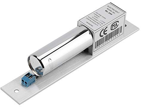 Cerradura Electromagnética para Puerta Eléctrica, Cerradura eléctrica de Seguridad, Sistema de Seguridad de Bloqueo de Vidrio de Inducción Magnética más Segura para Puerta Metal de Madera Doble DC 12V