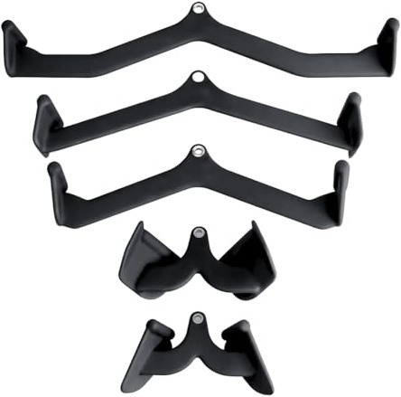 PH Fitness Multi Grip Set [5 Griffe] - Vielseitige Griffe für Latzug- und Rudergeräte - Verstellbare Fitnessstange mit Anti-Rutsch-Schaumstoff - Ideal für Home Gym und Krafttraining