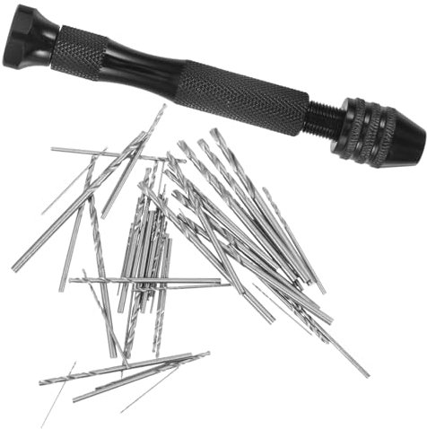 NUOBESTY 1 Set Handspiralbohrer Set Brett Manuelle Handbohrmaschine Steinbohrer Schmuckbohrer Kleine Manuelle Stanzbohrer Manuelle Arbeitsbohrmaschine Präzisionswerkzeuge