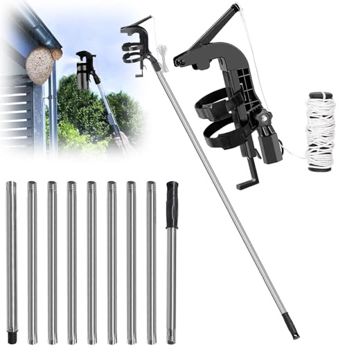 Genérico Pulverizador Telescópico Anti-Avispas 3,6 m – Adaptador de Soporte para Aerosol con Rosca de 3/4, Ángulo Ajustable – Extensor para Latas Rociadores en Altura