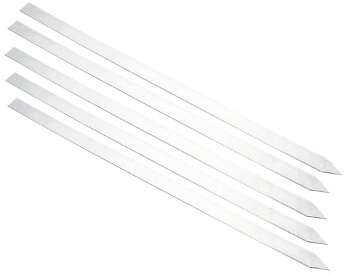 Spiedini in Metallo Spiedini for barbecue Kabob 2 cm x 40/50, dimensioni, spiedo for grigliate for kebab, spiedini(50x2cm-5pcs)