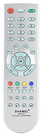 Universal Remote Control Sat Satellite Receiver Remote Control Smart Remote Controller – White