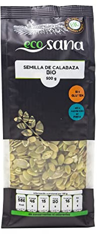 SEMILLA CALABAZA BIO 500G ECOSANA