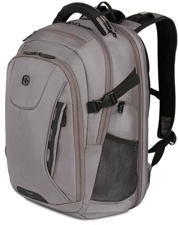 SwissGear Unisex's 5358 USB Scansmart Laptop Backpack, Grey Ballistic, L