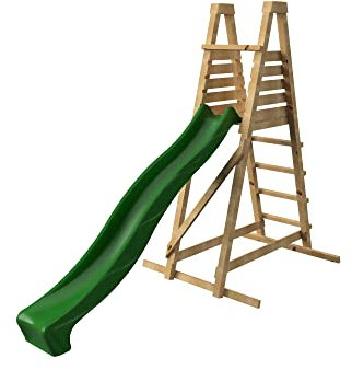| MASGAMES | Scivolo Mola XL | Legno trattato | Altezza piattaforma 150 cm | Ancoraggi inclusi | Connettore a tubo |
