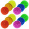 MKR Non-Scratch Round Plastic Scourers, Multi-Purpose Scouring Pads for Kitchen and Bathroom (Pack of 12)