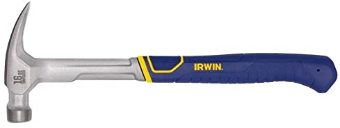 IRWIN Hammer, Rip Claw Hammer, Ergonomic Textured Grip, 16 OZ (IWHT51216)