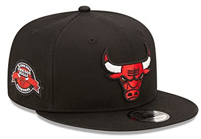 New Era Chicago Bulls NBA 6 Times NBA Champion Sideptach 9Fifty Snapback cap Black - M - L