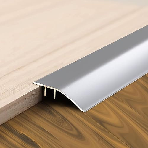 LIYI929GP Übergangsprofil Laminat Mit Kleber, Abdeckleisten Für Fußböden, Teppich Schwellenübergang Höhe 7-15mm, Schwarz Weiß Gold Bodenübergangsstreifen Übergang Leiste