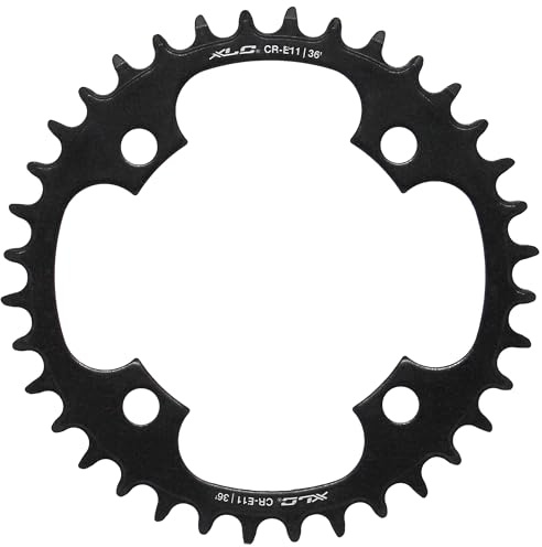 XLC E-Bike Kettenblatt für Mittelmotor Stahl BCD 104mm, 36 Zähne, 149g