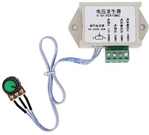 Risegun Justerbar spänningsgenerator spänningsreglerande generator potentiometer, justerbar 0-5 VDC för PLC industriell kontroll