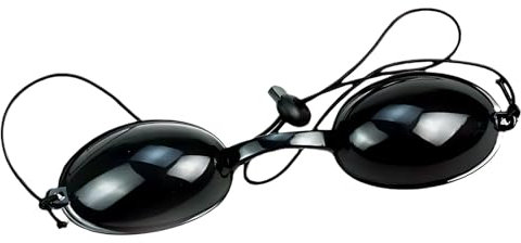 YzmrBdqc Occhiali solarium, occhiali di sicurezza per abbronzatura, occhiali protettivi UV, benda durevole per gli occhi, occhiali di protezione della luce, occhiali di protezione degli occhi, per