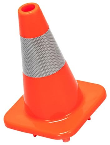 Cabilock Cono Stradale in Plastica Lavabile e Riutilizzabile Cono Stradale Per Esterni e Per Segnalare Per e Parcheggio