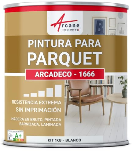 ARCANE INDUSTRIES Vernice per parquet : ARCADECO - 1666-1 kg Bianco