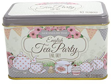New English Teas Party Earl Grey Teabag Tin