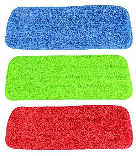 DIVISTAR Las Almohadillas de Limpieza para trapeadores Reveal se adaptan a Todos los trapeadores en Aerosol Reveal trapeadores Lavables 3 PCS