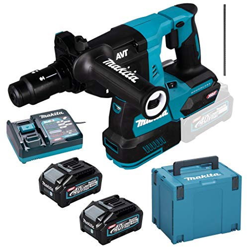 Makita HR004GM201 Akku-Kombihammer SDS-PLUS 40V max. / 4,0 Ah, 2 Akkus + Ladegerät im MAKPAC