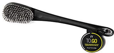 martini SPA - To.Go - Spazzola corpo con setole massaggio, nera, 140g, 1 unità