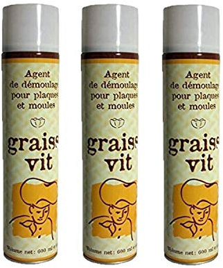 Lot 3x Bombe de graisse alimentaire - 600mL