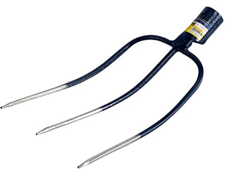 Kippen 6030X - Horca de 3 dientes para jardinería y agricultura