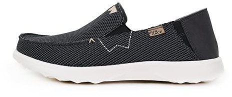 Kickback Couch 2.0 – Chaussures en Toile légères et décontractées pour Hommes, Mocassins Confortables au Style Moderne - Couleur Charcoal - Taille EU42