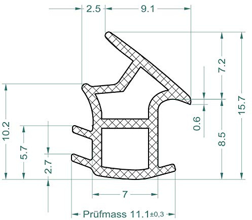 DOMOFERM Feuerschutzdichtung C 895 grau
