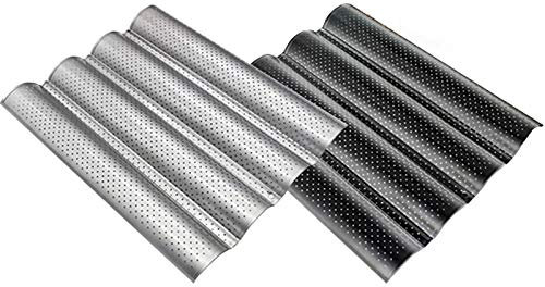 tooloflife Plaque de cuisson perforée pour 4 baguettes
