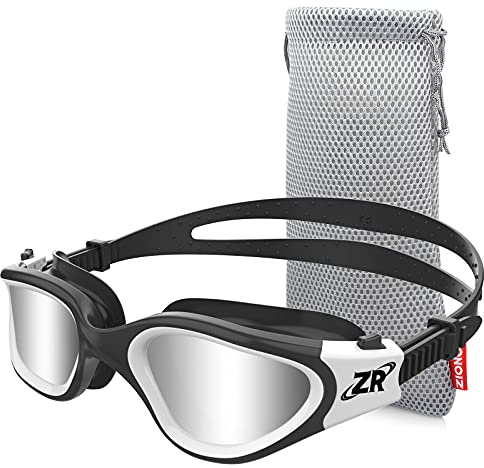 ZIONOR G1MINI Lunettes de natation pour enfants, polarisées/non polarisées, confortables, anti-buée, protection UV, pour filles et garçons, de 6 à 14 ans