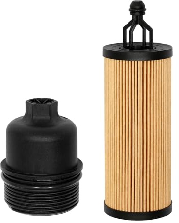 Oil Filter and Oil Filter Housing Cap Assembly │Replacement For 2014-2023 Chrysler, Dodge, Ram 3.6L Vehicles │Replaces# 68191350AA, 917-190, 68191349AC