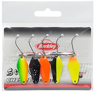 Berkley Area Game Spoons 5 Pack - Kleiner Blinker zum Forellen- und Barschangeln, bleifrei, Fusion 19-Haken, Varied