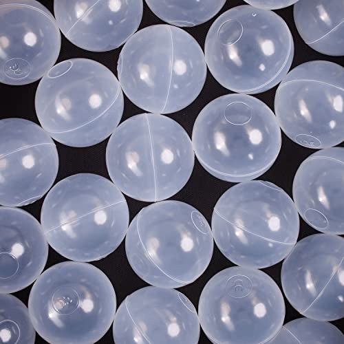 H&F Heimtextilien 500 Bälle für Bällebad Ø 7 cm – Transparent Plastikbälle für Kinder & Babys – Weiche & langlebige Spielbälle – BPA-frei & schadstofffrei – Perfekt für Spielzelt, Hüpfburg & Garten