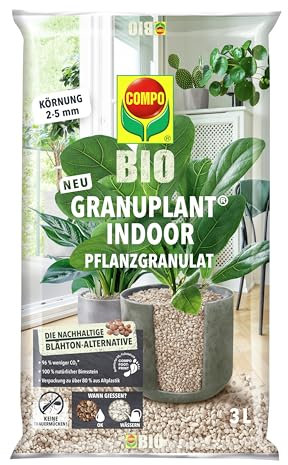 COMPO BIO GRANUPLANT Indoor Pflanzengranulat - 100% natürliches Pflanzengranulat aus Bimsstein - Körnung von 2-5 mm - 3 L